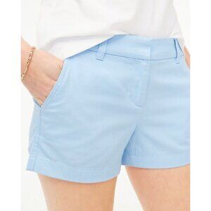 J. Crew Factory Women's Classic Chino Baby Blue Shorts Size 00 Low Rise H5616